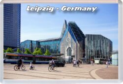 Leipzig - Germany - Jumbo Fridge Magnet Souvenir 23JM6