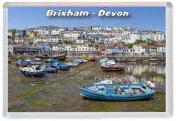 Brixham - Devon - Jumbo Fridge Magnet Souvenir 23JM4