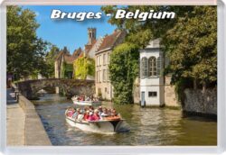 Bruges - Belgium - Jumbo Fridge Magnet Souvenir 23JM11