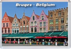 Bruges - Belgium - Jumbo Fridge Magnet Souvenir 23JM13
