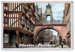 Chester - Cheshire - Jumbo Fridge Magnet Souvenir 23JM4
