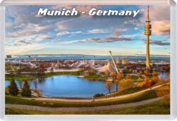 Munich - Germany - Jumbo Fridge Magnet Souvenir 23JM7