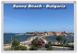 Sunny Beach - Bulgaria - Jumbo Fridge Magnet Souvenir 23JM1