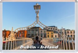 Dublin - Ireland - Jumbo Fridge Magnet 23I3