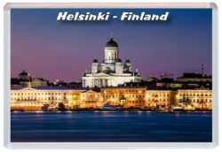 Helsinki - Finland - Jumbo Fridge Magnet 23F5