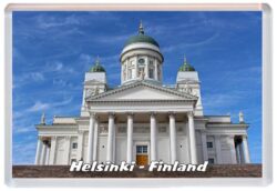 Helsinki - Finland - Jumbo Fridge Magnet 23F6