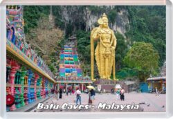 Batu Caves - Malaysia - Jumbo Fridge Magnet 23M1
