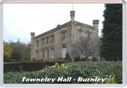 Towneley Hall - Burnley - Lancashire - Jumbo Fridge Magnet Souvenir 23L1