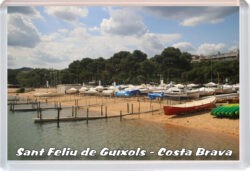 Sant Feliu de Guixols - Costa Brava - Jumbo Fridge Magnet 23S1