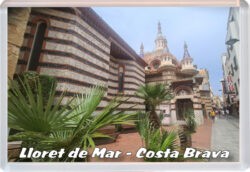 Lloret de Mar - Costa Brava - Jumbo Fridge Magnet 23S2