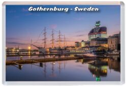 Gothenburg - Sweden - Jumbo Fridge Magnet 23S517