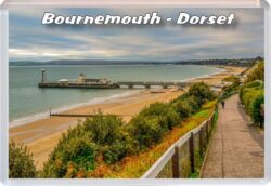 Bournemouth - Dorset - Jumbo Fridge Magnet 23E8