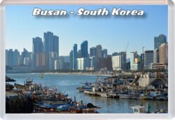 Busan - Seoul - South Korea - Jumbo Fridge Magnet 23SK2
