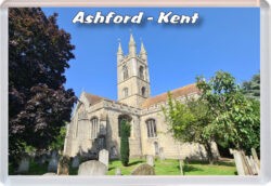 Ashford - Kent - Jumbo Fridge Magnet 23E1