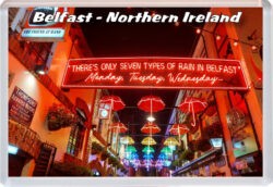 Belfast - Northern Ireland - Jumbo Fridge Magnet Souvenir Gift Present 23NI6