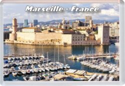 Marseille - France - Jumbo Fridge Magnet 23F1