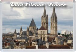 Saint Etienne - France - Jumbo Fridge Magnet 23F1