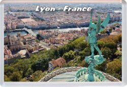 Lyon - France - Jumbo Fridge Magnet 23F1