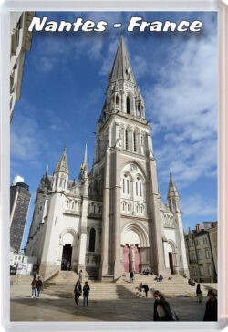 Nantes - France - Jumbo Fridge Magnet 23F1