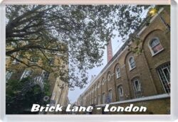 Brick Lane - London - Jumbo Fridge Magnet 23E1