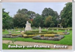 Sunbury-on-Thames - Surrey - Jumbo Fridge Magnet 23E1