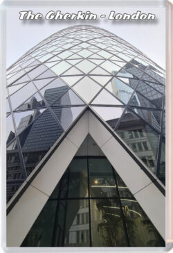 The Gherkin - London - Jumbo Fridge Magnet 23E1