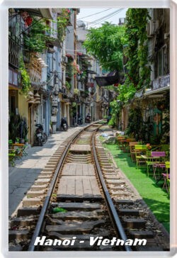 Hanoi - Vietnam - Jumbo Fridge Magnet 23V9