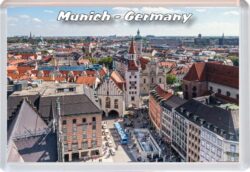 Munich - Germany - Jumbo Fridge Magnet 23JM7