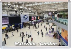 Waterloo Station - London - Jumbo Fridge Magnet 23E1