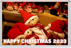 Happy Christmas 2023 - Jumbo Fridge Magnet Souvenir Gift Present
