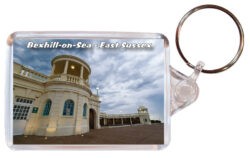Bexhill-on-Sea - East Sussex - Double Sided Large Keyring Key Fob Chain Ring 24E1