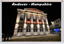 Andover - Hampshire - Jumbo Fridge Magnet 24E1