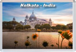 Kolkata - India - Jumbo Fridge Magnet Souvenir Gift Present 24I11