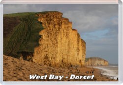 West Bay - Dorset - Jumbo Fridge Magnet 24E1102