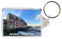 Fawley - Hampshire - Double Sided Large Keyring Key Fob Chain Ring 24E1