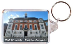 High Wycombe - Bucks - Double Sided Large Keyring Key Fob Chain Ring 24E2