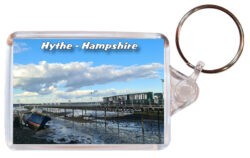 Hythe - Hampshire - Double Sided Large Keyring Key Fob Chain Ring 241
