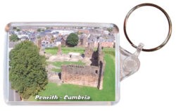 Penrith - Cumbria - Double Sided Large Keyring Key Fob Chain Ring 24E2