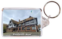 Sandwich - Kent - Double Sided Large Keyring Key Fob Chain Ring 24E1