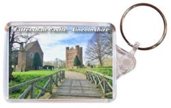Tattershall Castle - Lincolnshire - Double Sided Large Keyring Key Fob Chain Ring 24E1