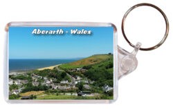 Aberarth - Wales - Double Sided Large Keyring 24W1