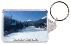 Bansko - Bulgaria - Double Sided Large Keyring 24B1