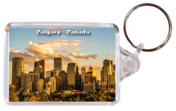 Calgary - Canada - Double Sided Large Keyring 24C4