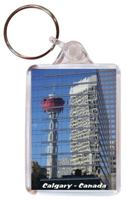 Calgary - Canada - Double Sided Large Keyring 24C5