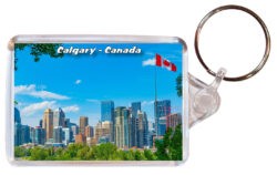 Calgary - Canada - Double Sided Large Keyring 24C6