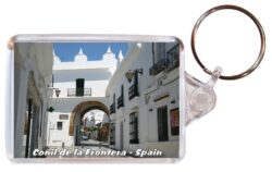 Conil de la Frontera - Spain - Double Sided Large Keyring 24S1