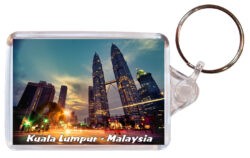 Kuala Lumpur - Malaysia - Double Sided Large Keyring 24M5
