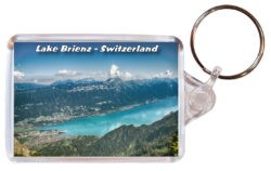 Lake Brienz - Switzerland - Double Sided Large Keyring 24S1