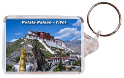 Potala Palace - Tibet - Double Sided Large Keyring 24T3