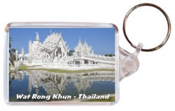 Wat Rong Khun - Thailand - Double Sided Large Keyring 24T1